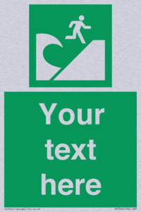 Custom Safe Condition Tsunami evacuation area